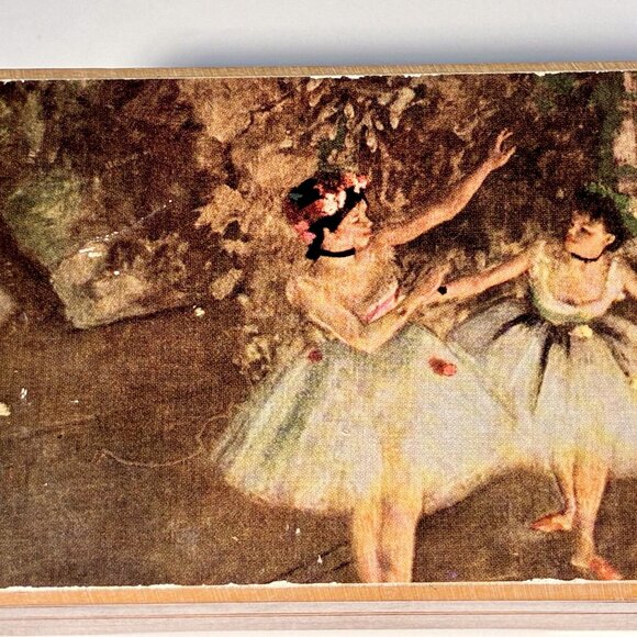 Edgar Degas Ballet REUGE Music Box Playing Tchaikovsky's "Waltz of the Flowers" - Picture 2 of 15
